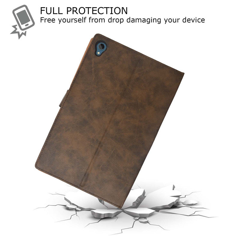 Protective Leather Case Viewing Stand and Card