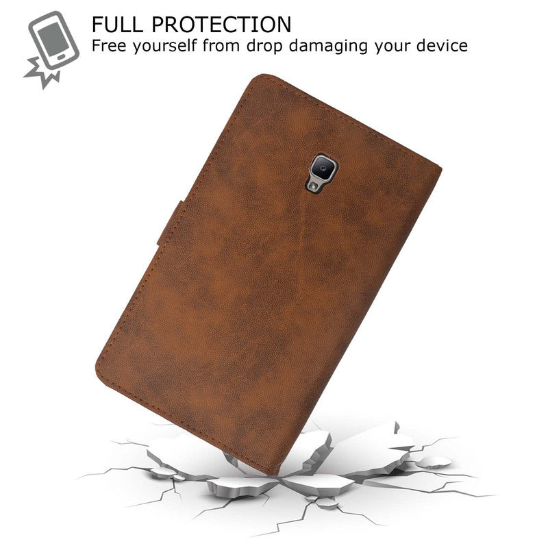 Protective Leather Case Viewing Stand and Card