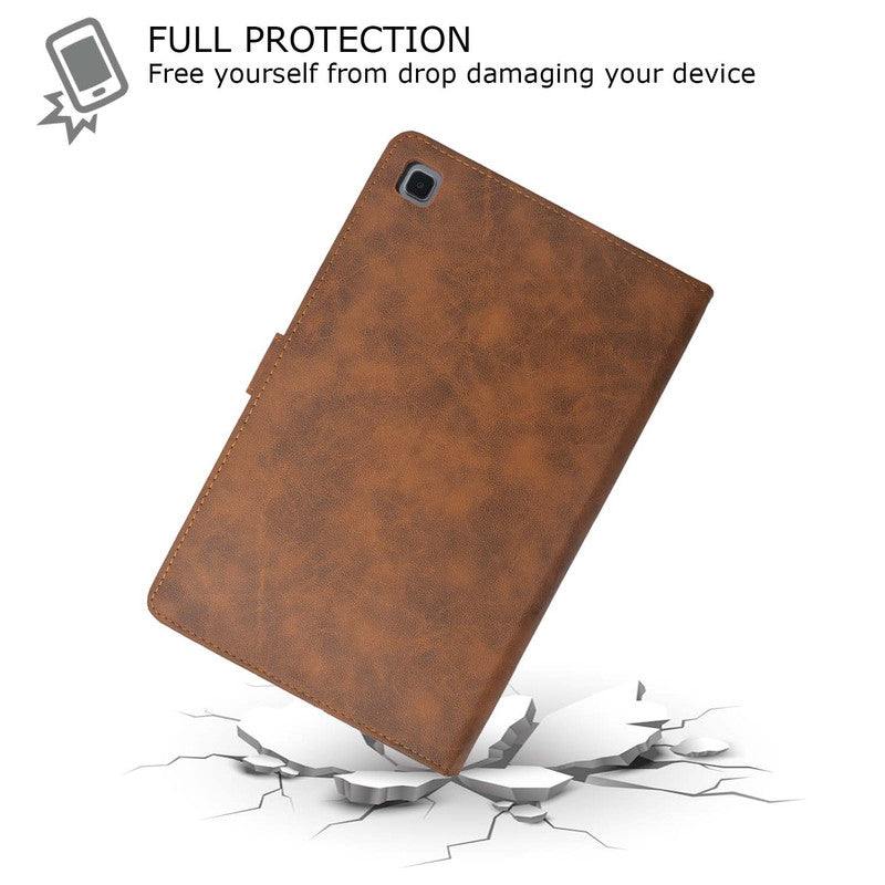 Protective Leather Case with Viewing Stand and Card Slots Flip Cover for Samsung Galaxy Tab A7 10.4 2020 Model (SM-T500/T505/T507)Tablet