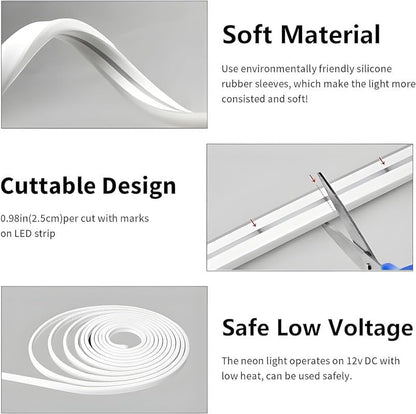 Orange Neon Light Strip 5M 600 LEDs