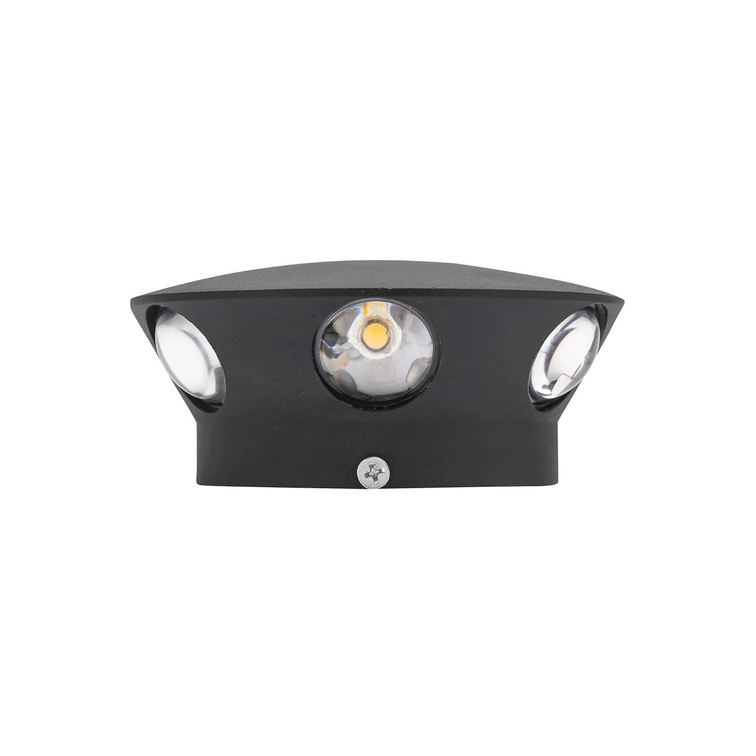 Modern Round Shape 18W LED Wall Sconce Light Fixture Indoor Up Down Left Right Wall Lamp Spot Light - Warm White(Metal)