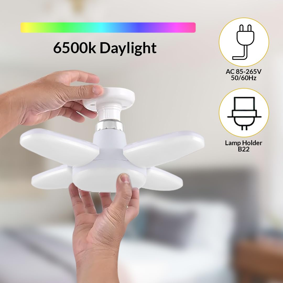 15W Fan Shape Led Bulb Upto 855% Energy Saving Ceiling Bulb Lights