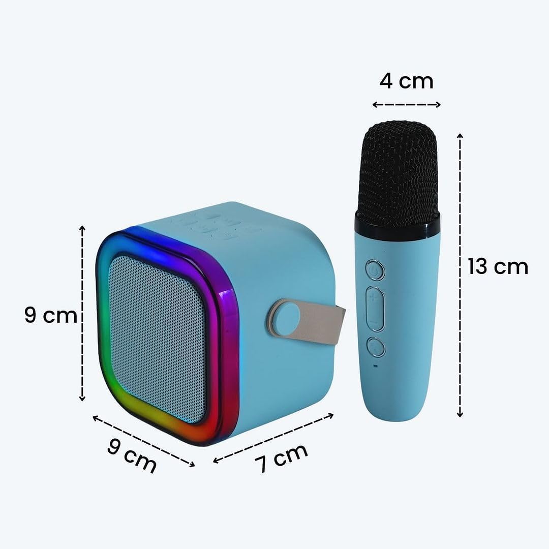 Audiaura 10w Mini Karaoke Machine with Wireless Mic