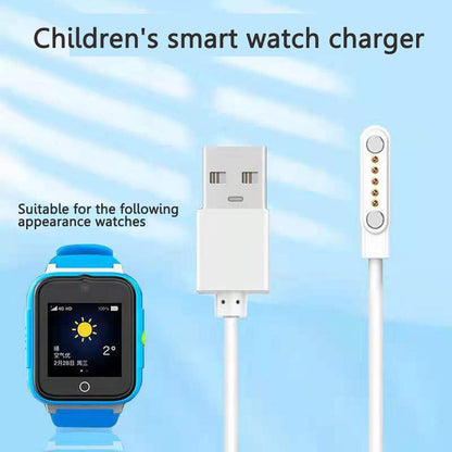 Universal USB Cable Watch Charger Magnetic 5 pin, Watch Charger, 12mm Adapter Length 45 cm for Smart Watch (5pin, Cable only)