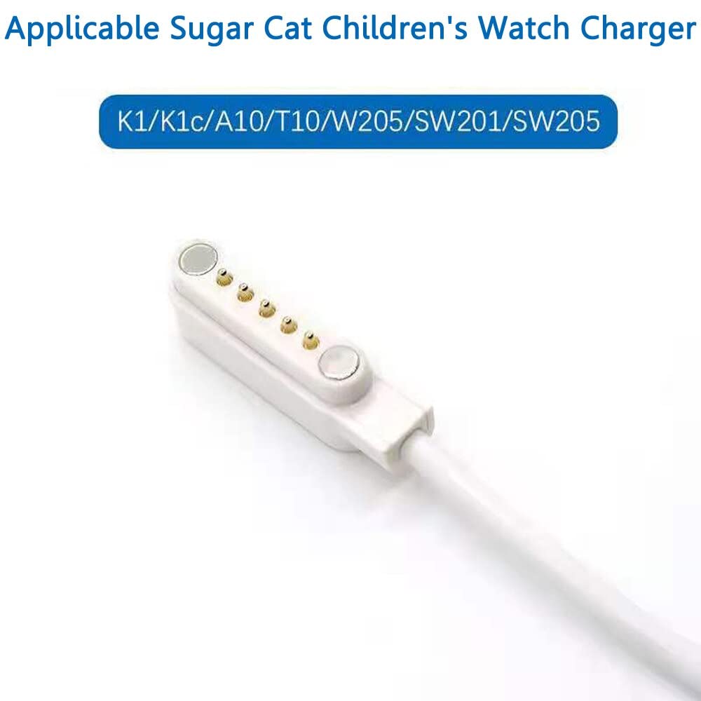 Universal USB Cable Watch Charger Magnetic 5 pin, Watch Charger, 12mm Adapter Length 45 cm for Smart Watch (5pin, Cable only)