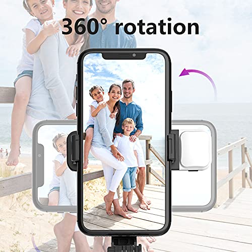Bluetooth Extendable Selfie Sticks with Wireless Remote and Tripod Stand, 3-in-1 Multifunctional Selfie Stick Compatible with iPhone/Samsung/Oppo/Vivo/MI and All Smartphones