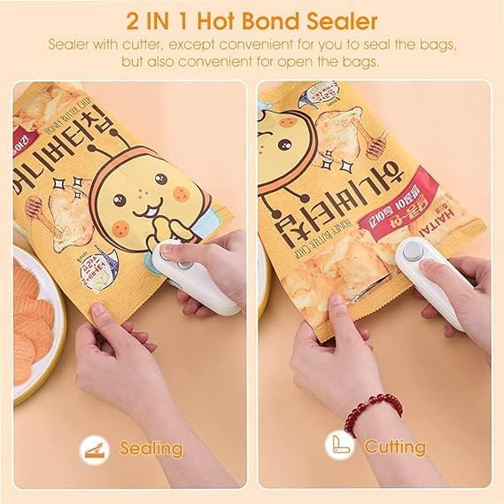 Rechargeable Mini Sealing Machine Heat Vacuum Sealer