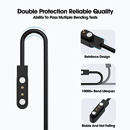 Charging Cable For  Fire-Boltt Talk 2 Pro Ultra Smart Watch
