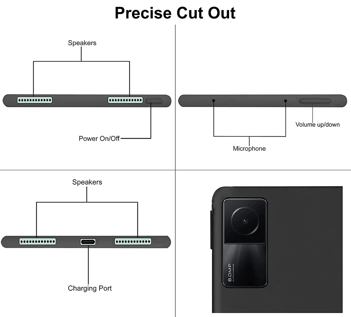 Back  Cover for Redmi Pad 10.61" Tablet