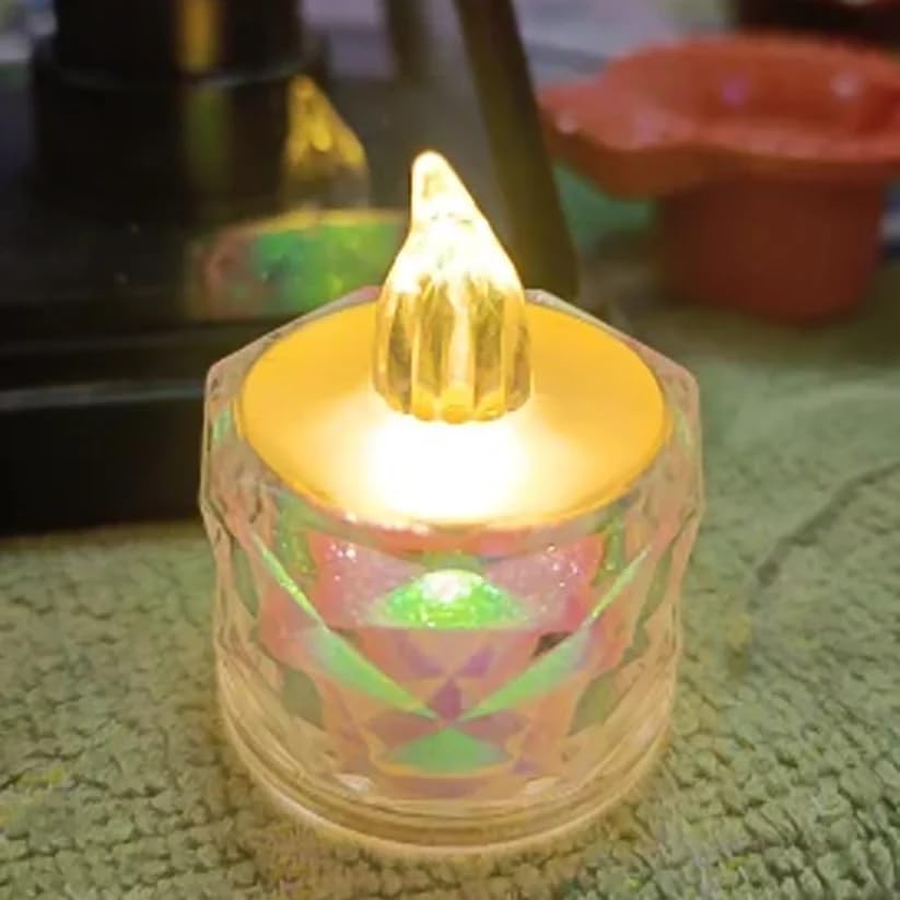 CandleAura LED Tealight Set Realistic Flame Cozy