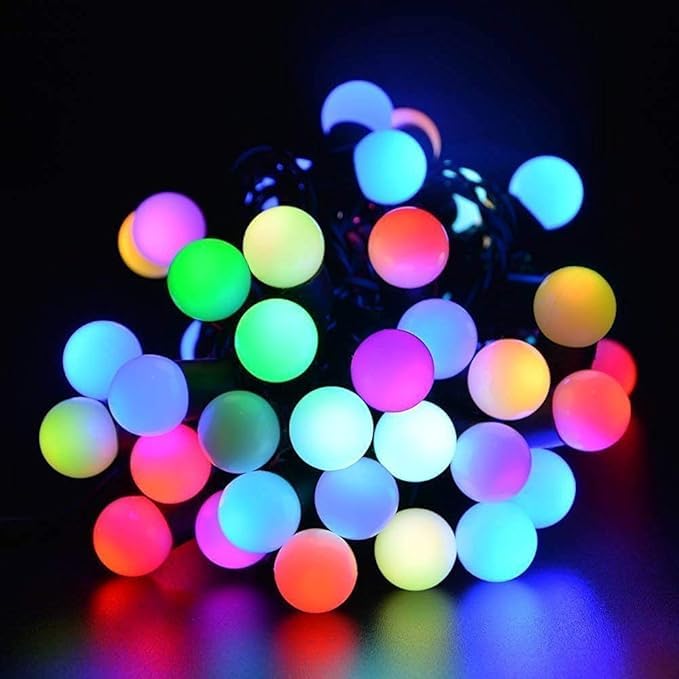 Bubble Ball String Lights – Festive & Party Lighting (15m)