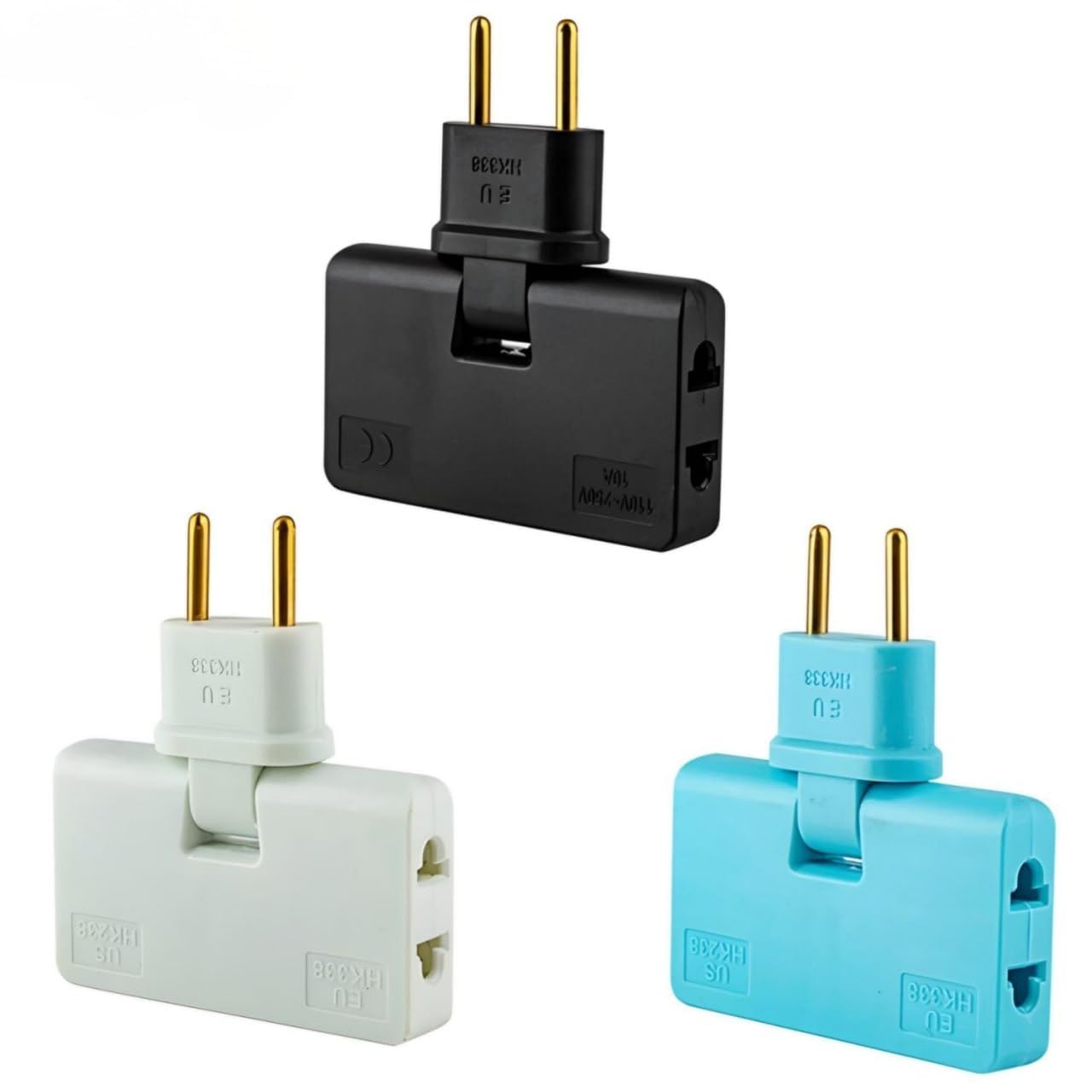 3 in 1 -180 Degree Rotatable Wireless Mini Slim Outlet Adapter