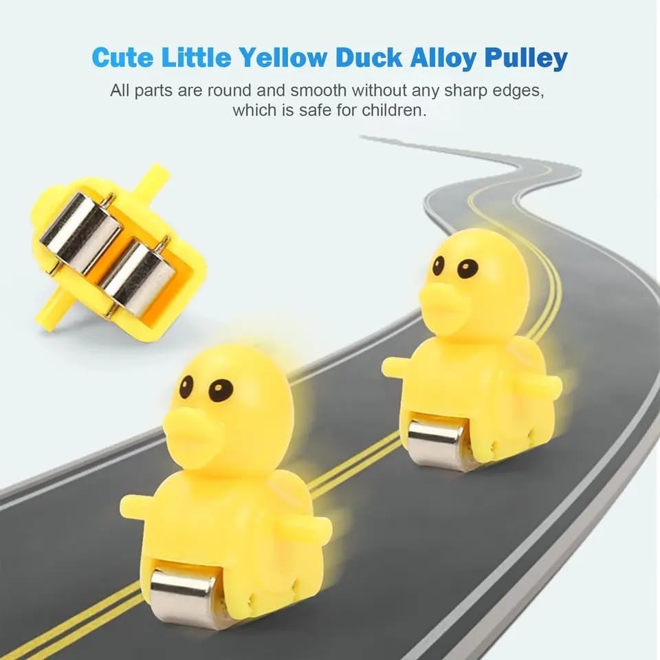 Cute Duck Climbing Stairs Toy with Lights & Music