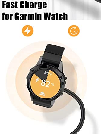 Charging Cable for Garmin Fenix 7X/7/6X/6/6S/5/5X/5S Plus,Forerunner 935,Vivoactive 3,Approach S10 S40