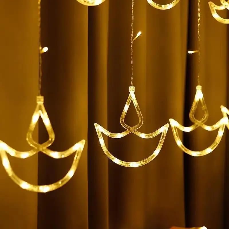 Diya 6+6 Curtain Fairy Lights
