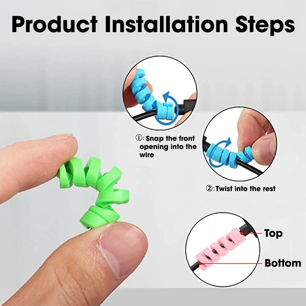 Flexible Silicone cable protectors