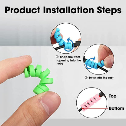 Flexible Silicone cable protectors