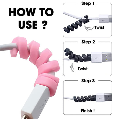 Flexible Silicone cable protectors
