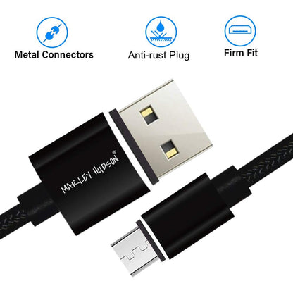 Marley Hudson Charging  Cable - Micro USB Charger 2.4A
