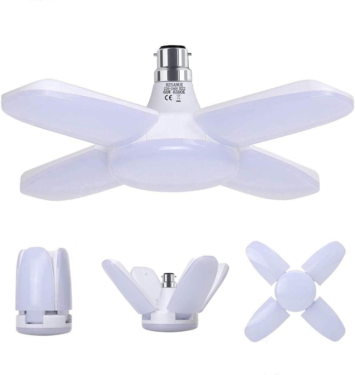 15W Fan Shape Led Bulb Upto 855% Energy Saving Ceiling Bulb Lights