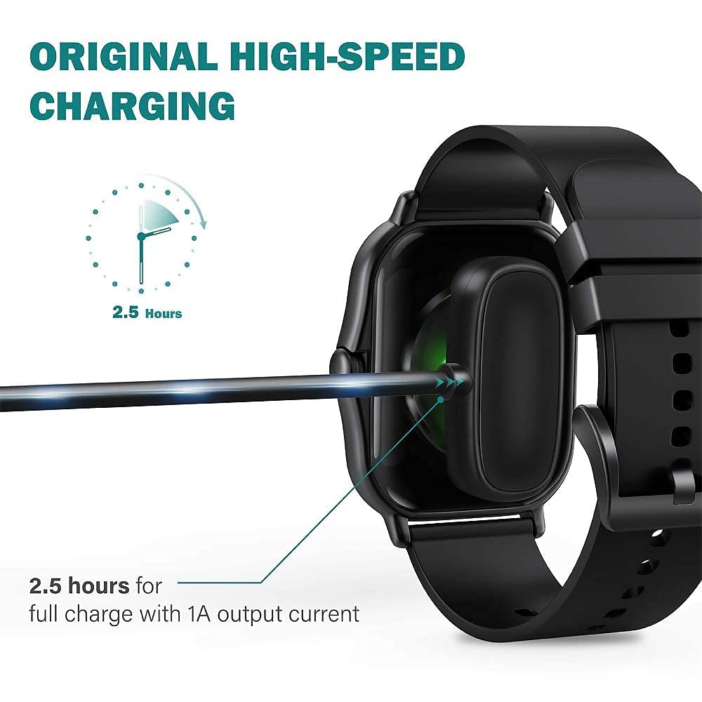 Charger for Amazfit GTR 2, GTR 2e, GTS 2, GTS 2e, GTS2 Mini, Pop, Pop pro, Bip U, T-REX Pro(Not for T-REX), Zepp E, Zepp Z