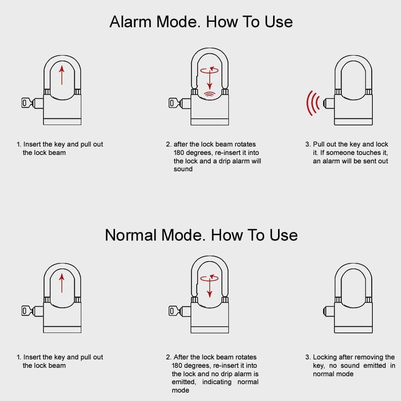 Waterproof Alarm Padlock