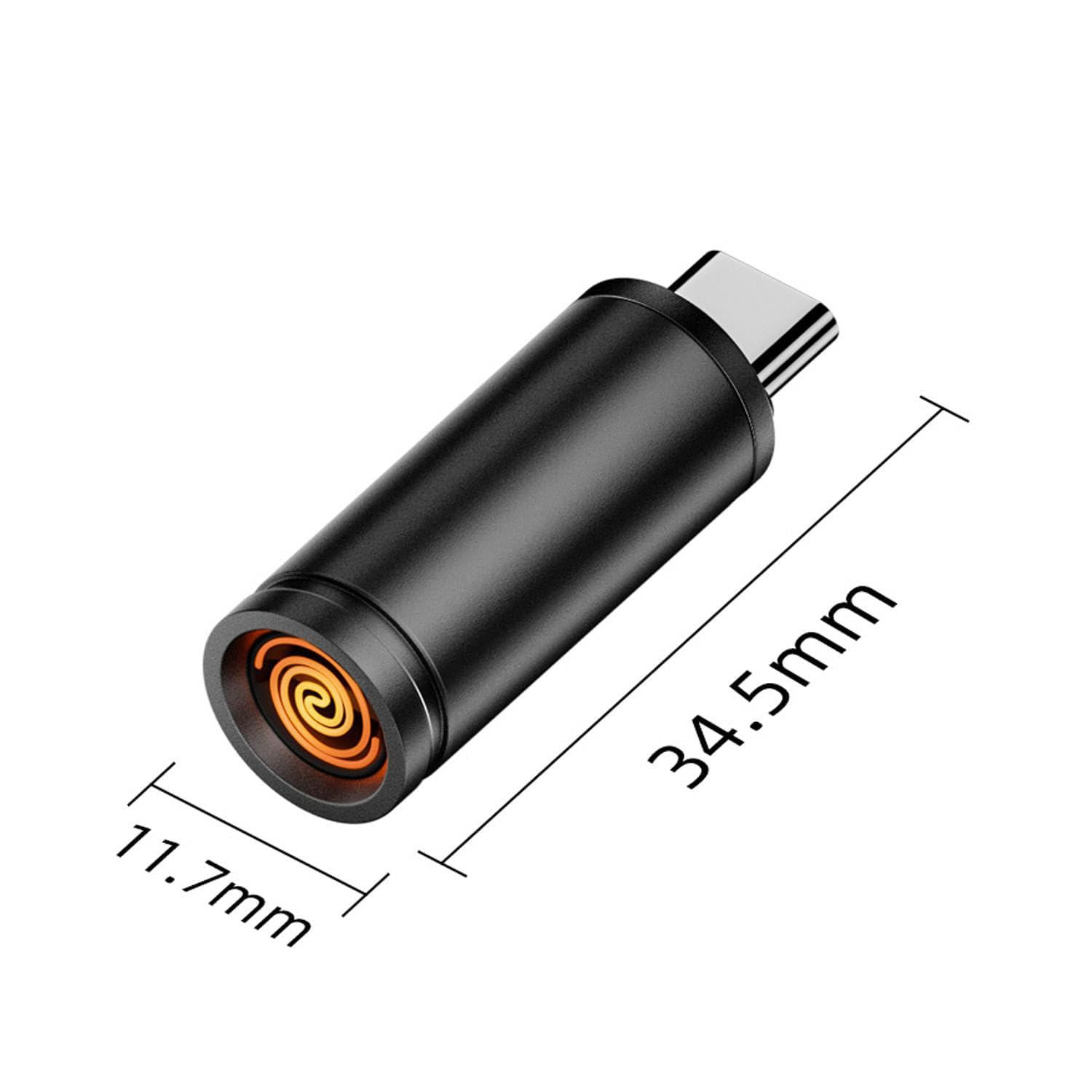 USB-C Electric Flameless Lighter – Mobile-Powered Keychain Fire Starter for Cigarettes, Travel & Camping (No Gas, No Battery)