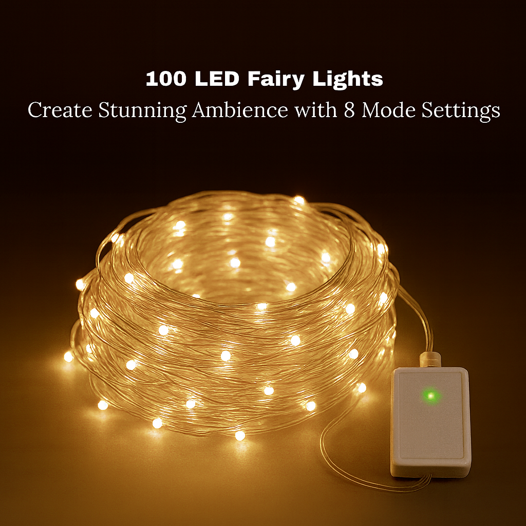 100-LED Multicolor Christmas Fairy Lights