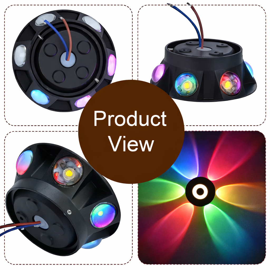 6-Way Warm White Elevation Wall Light – Architectural Outdoor Glow