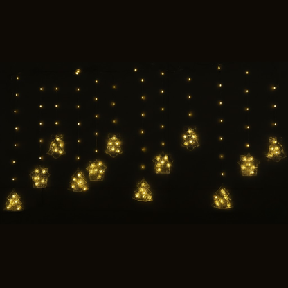 Warm White Christmas Curtain Light