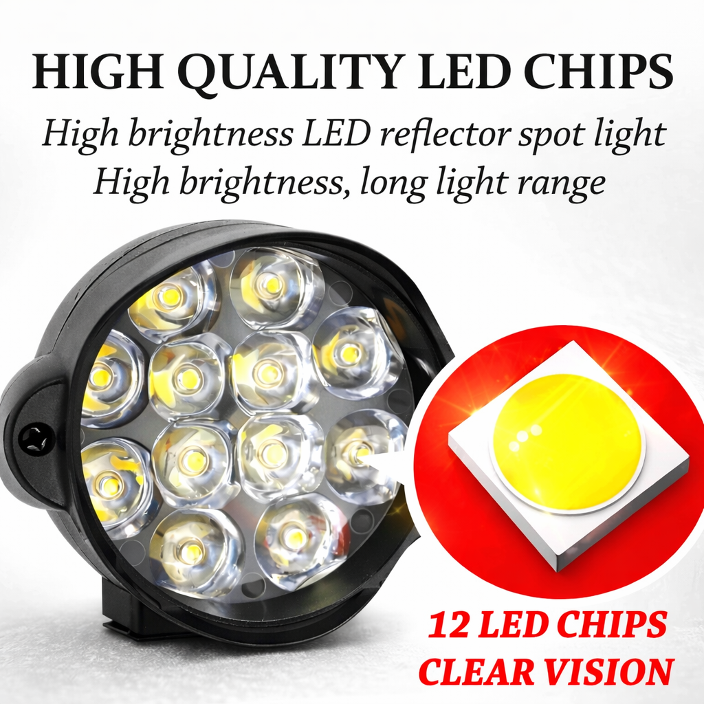 12 LED Bike Light Flicker (Pack of 2) -20W