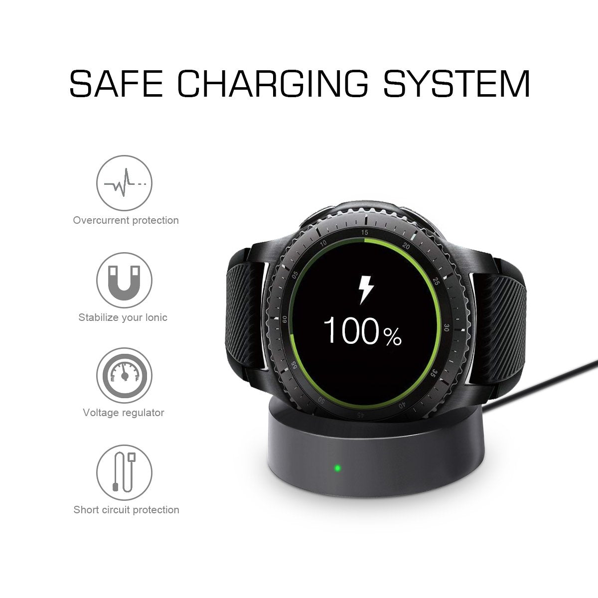 Universal Wireless Charging Magnetic Dock Charger for