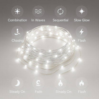 100-LED Multicolor Christmas Fairy Lights