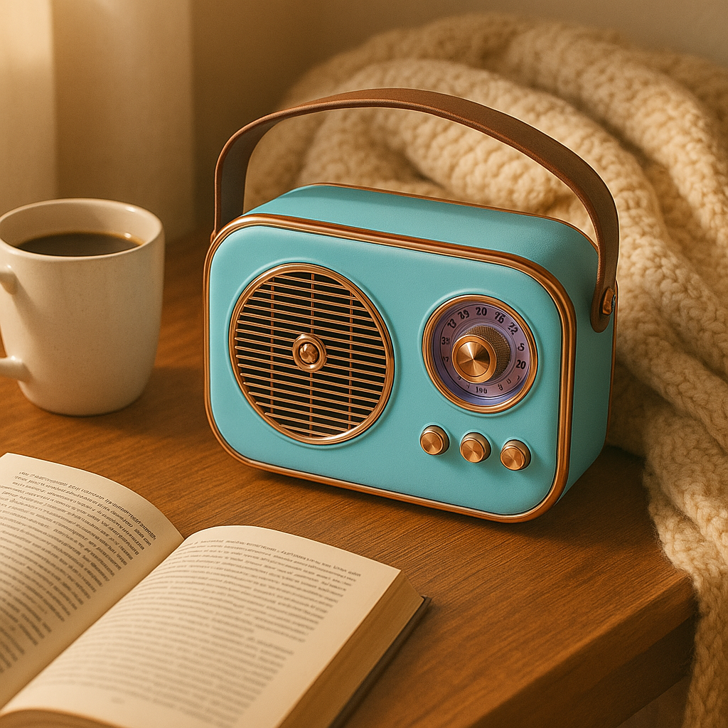 SonicOrb RetroWave 15W Bluetooth Speaker Deep Bass