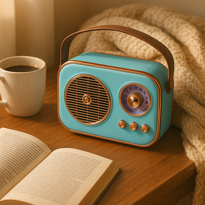 SonicOrb RetroWave 15W Bluetooth Speaker Deep Bass