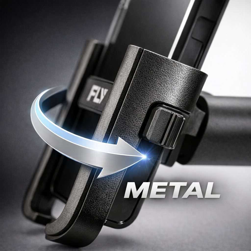 Metal Bike/scooty Phone Holder with 360° Rotation
