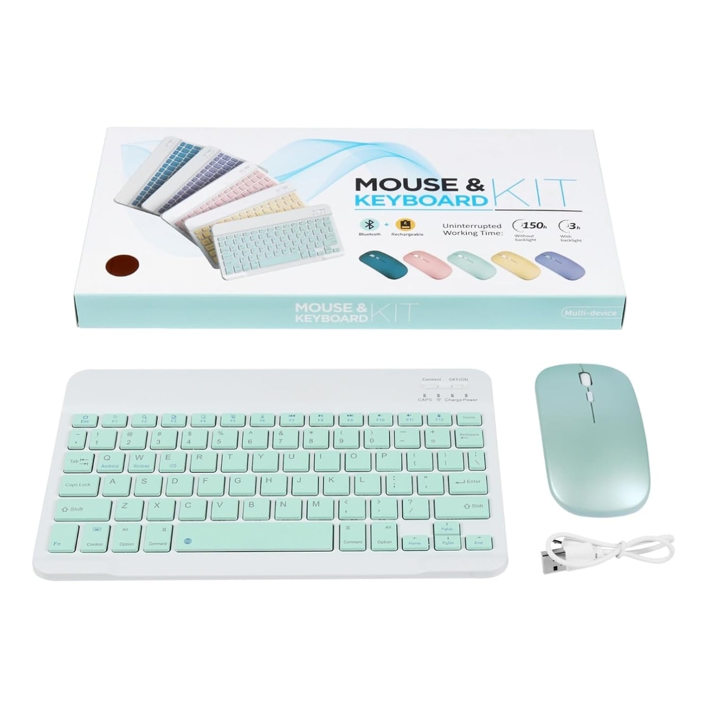 Mini Bluetooth Keyboard and Mouse Combo