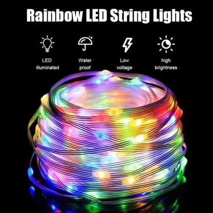8m Waterproof LED Fairy Lights Music Sync