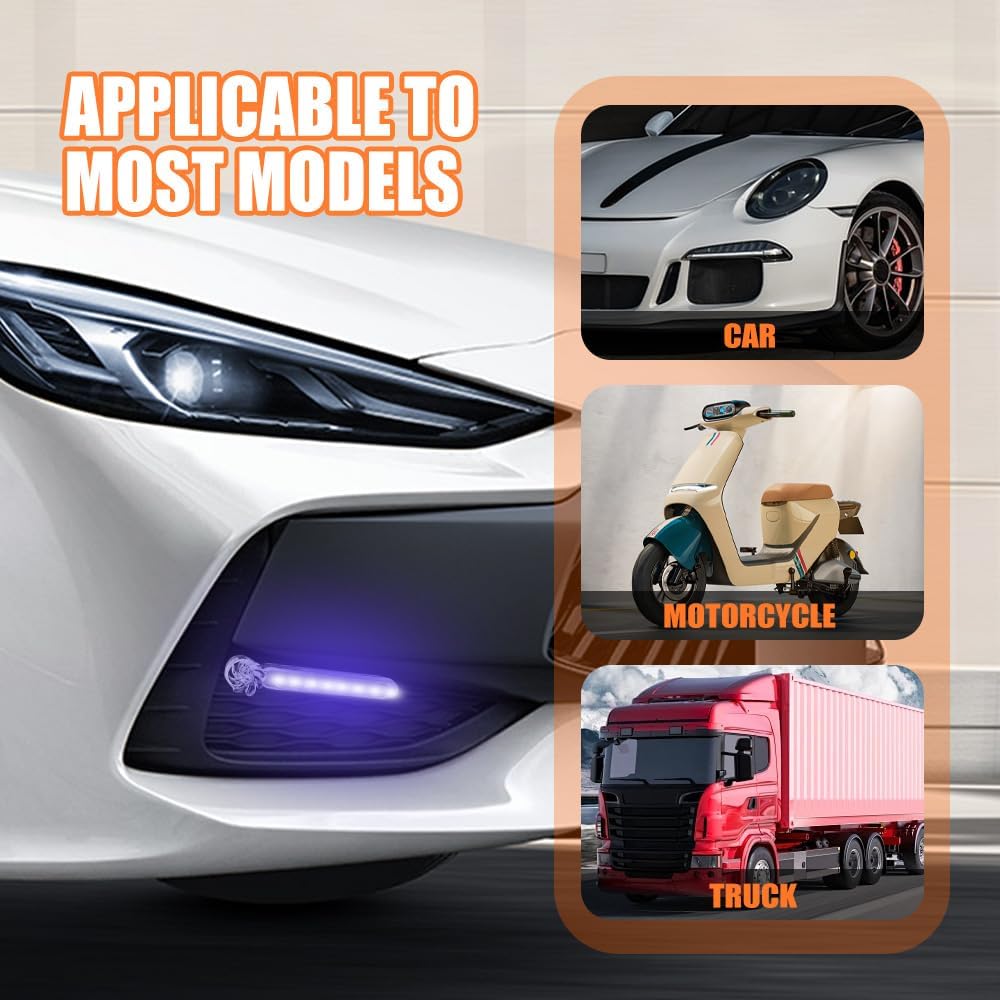 LED Wind Powered Vehicle Lights Car Lamp