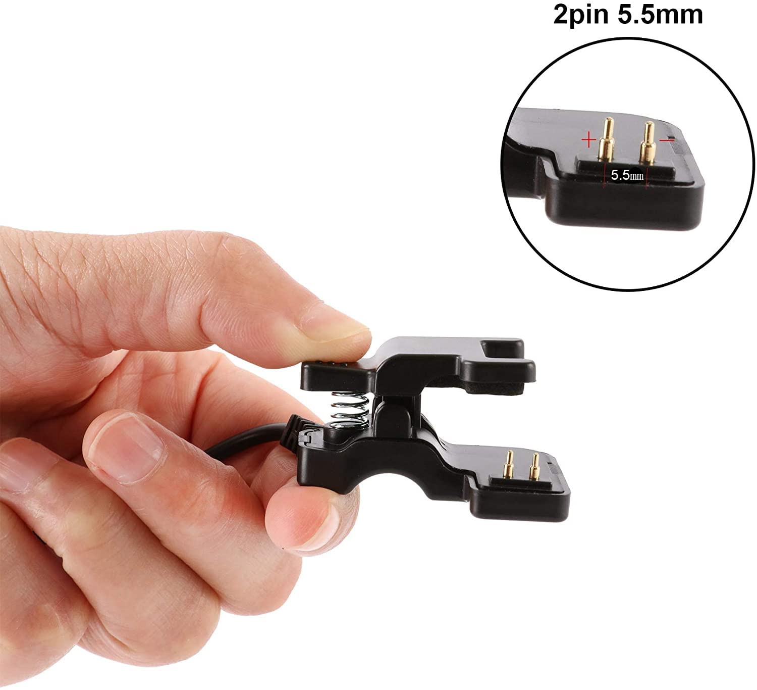 USB Dock Charging Cable Cord Charger, Cradle Dock Adapter Charger Compatible with Realme Dizo Watch R Talk Go