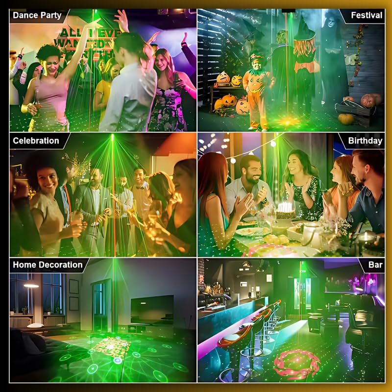 16-Pattern USB Party Laser Light