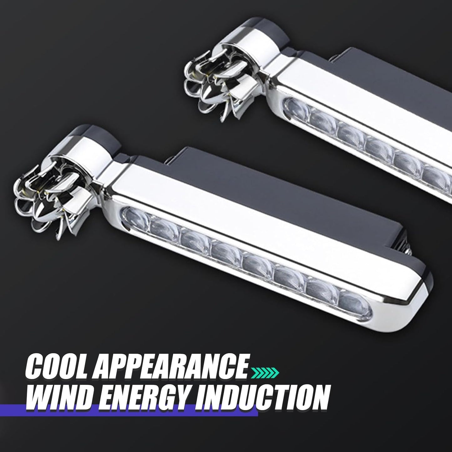 LED Wind Powered Vehicle Lights Car Lamp