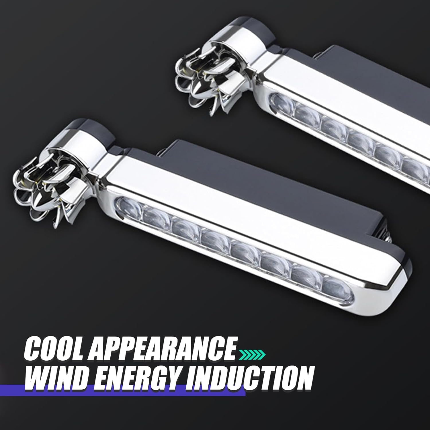 LED Wind Powered Vehicle Lights Car Lamp