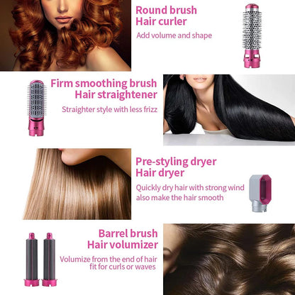 5-in-1 Hair Dryer Air Brush Styler