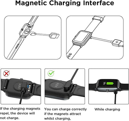 Charging Cable For Fire-Boltt Ninja Talk Smart Watch