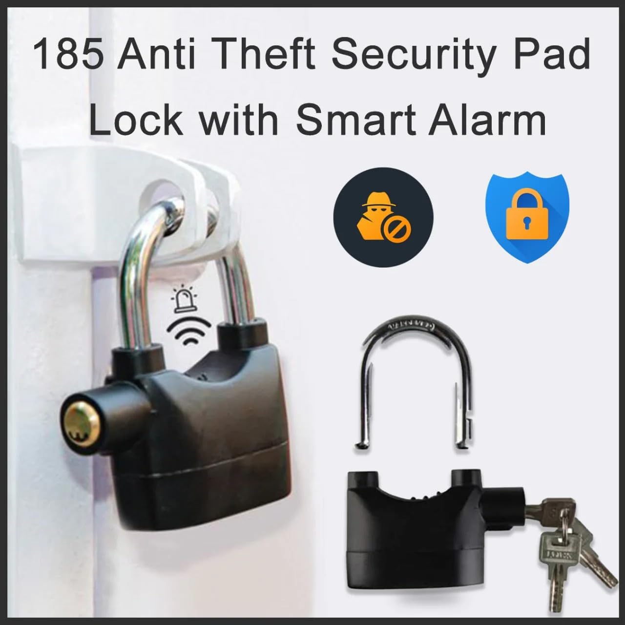 Waterproof Alarm Padlock