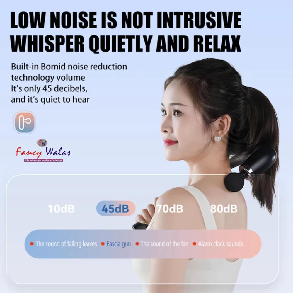 Replicates Shiatsu Massager with Upgraded Extended Handle, Full Body Massager for Pain Relief Deep Tissue with LCD Screen, Massage Gun with 4 Massage Heads | 9 Modes & 9 Speed Levels