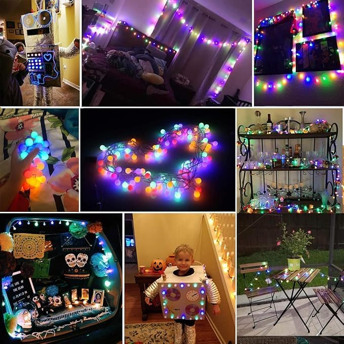 Bubble Ball String Lights Festive Party Lighting