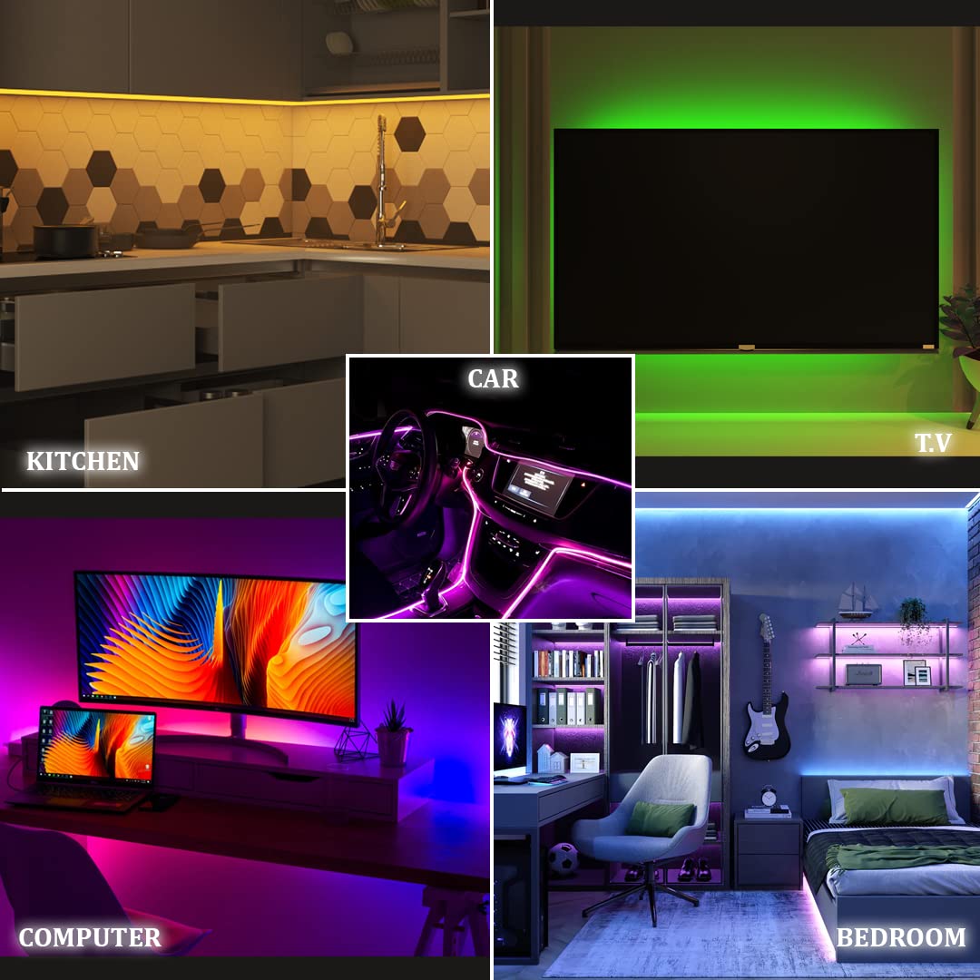USB RGB Backlight Strip TV Gaming Home