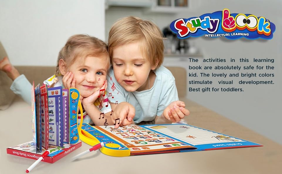 Interactive Preschool Learning Book